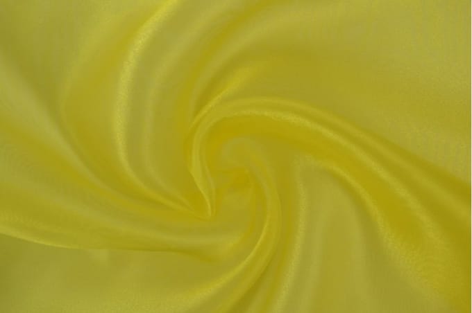 Organza stof - Geel - 1 meter - Per meter - 150cm breed