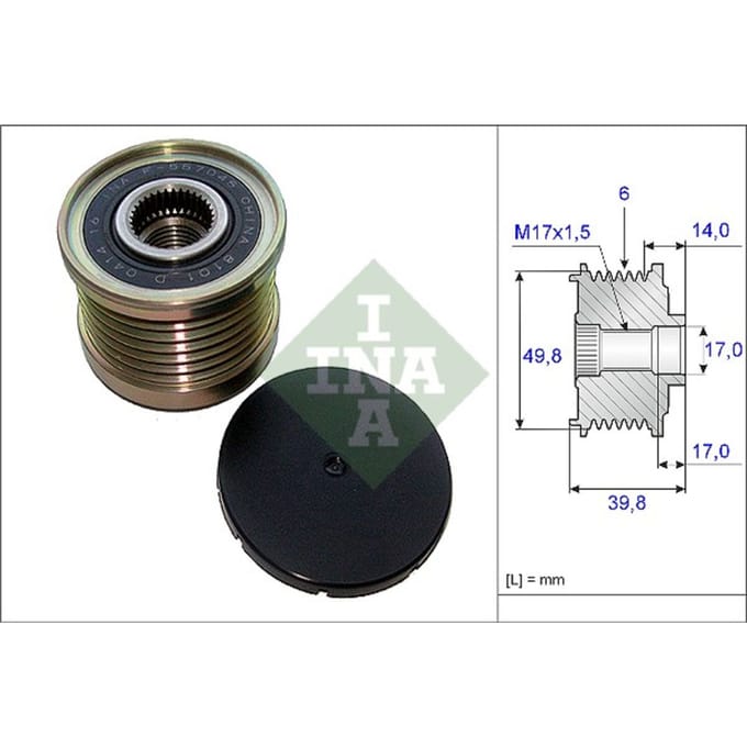 Schaeffler Ina Generator vrijloop INA 535 0146 10