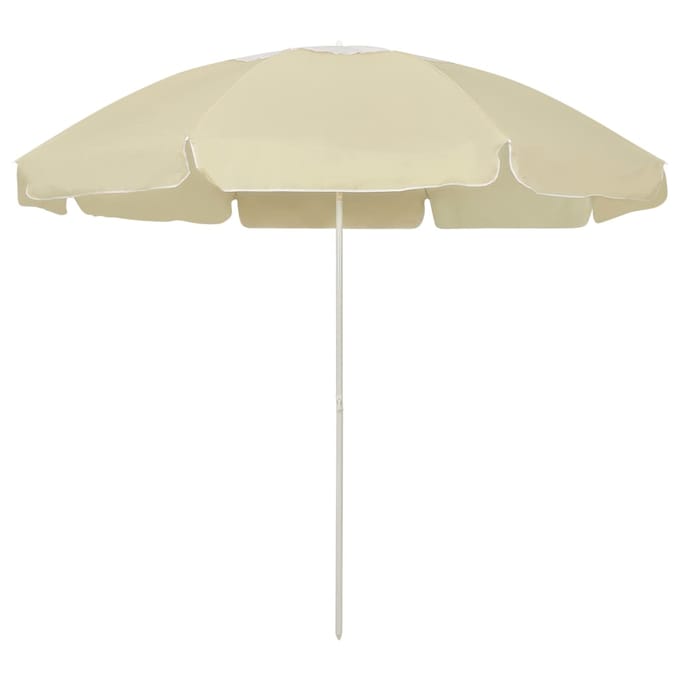 vidaXL - Strandparasol - 240 - cm - zandgeel