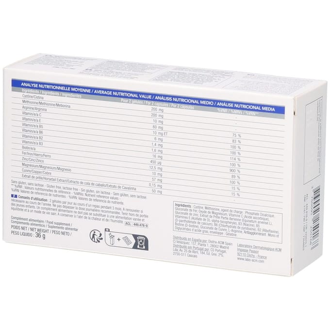 Novophane Voedingssupplement Haar En Nagels 60 Capsules