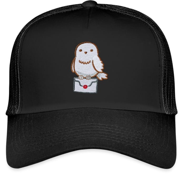 Harry Potter Hedwig Met Letter Borduurmotief Trucker Cap