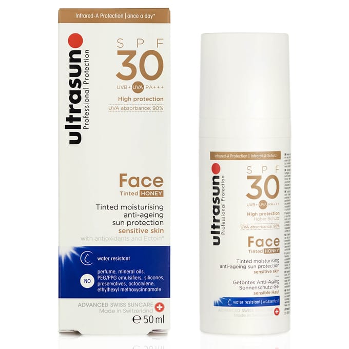 ULTRASUN Anti-Ageing Tinted Face Cream Honey SPF 30 50 Crème