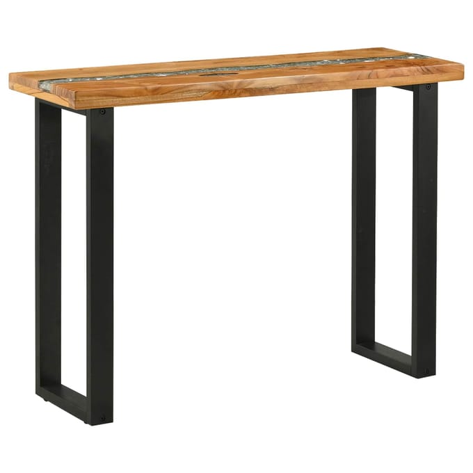 vidaXL - Consoletafel - Bruin - 100 - x - 35 - x - 75 - cm - Massief - Teakhout