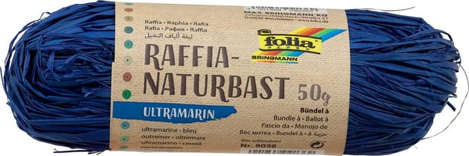 Folia raffia ultramarijn 10 stuks