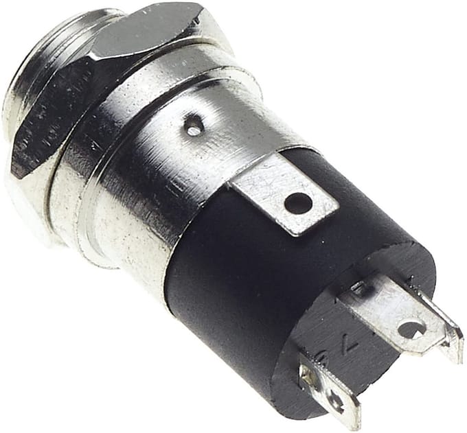 Chassis 3.5mm Jack 4-Polige Stereo Bus-Adapter met Moer voor Hoofdtelefoon en Audio