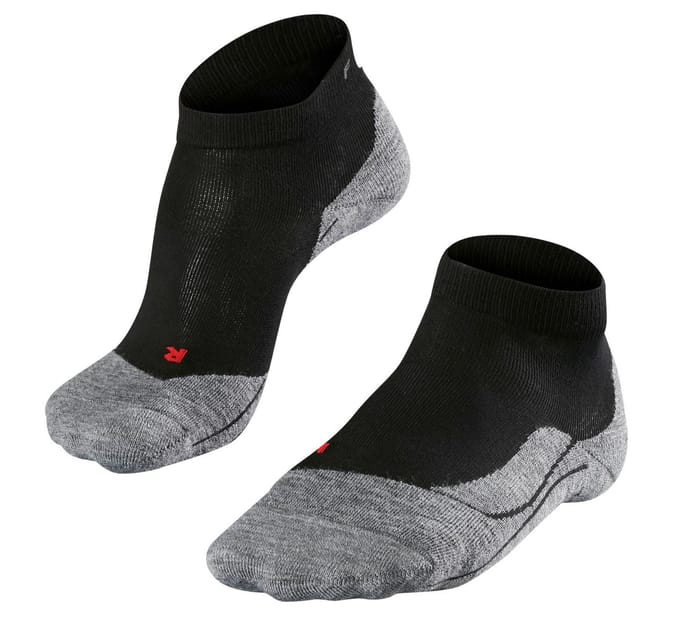 FALKE RU4 Short anti-blaar katoen functioneel materiaal hardloopsokken dames zwart - maat 41-42