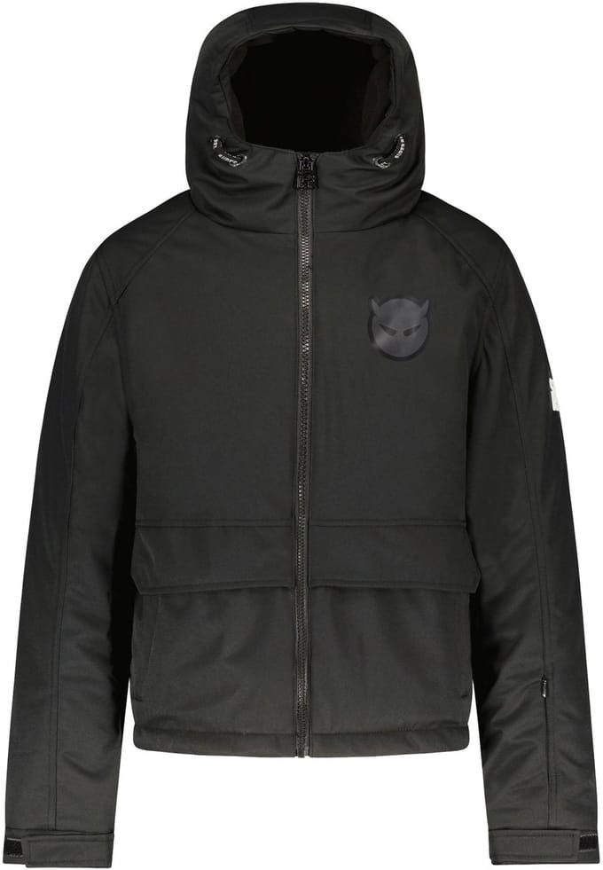 SuperRebel - SPACE Ski Twill Jacket Black - Black - Maat 152