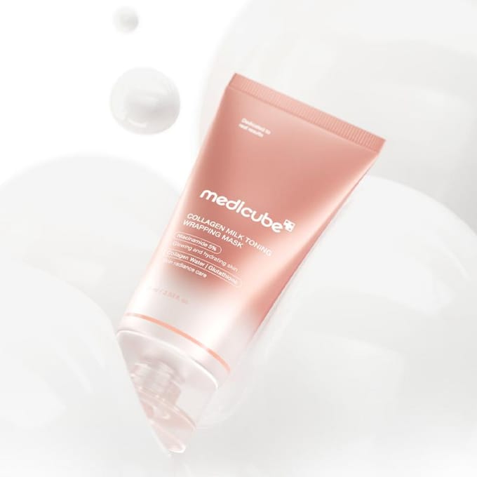 [medicube] Collageen Melk Toning Wrapping Masker 75ml white