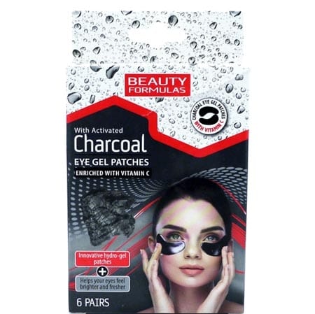 Beauty Formulas Houtskool Gel Oogmasker - 6 paar
