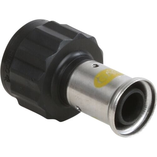Henco Persfitting met 2 aansluitingen