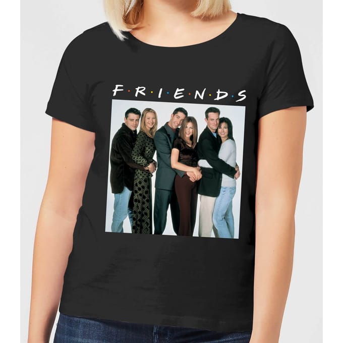 Friends Group Shot dames t-shirt - Zwart - M