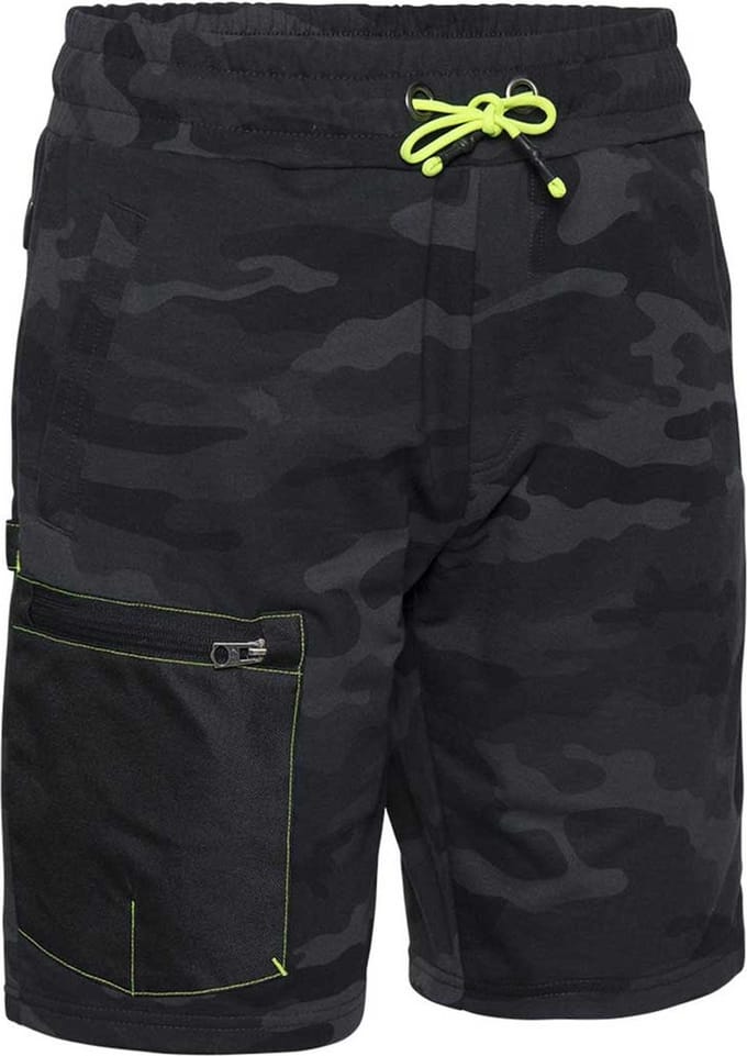 Nine Worths 1401 Greg Korte Jogging Werkbroek | Grijs/Camouflage | M