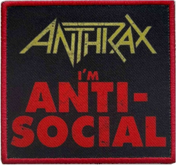 Anthrax - Anti-Social Patch - Multicolours