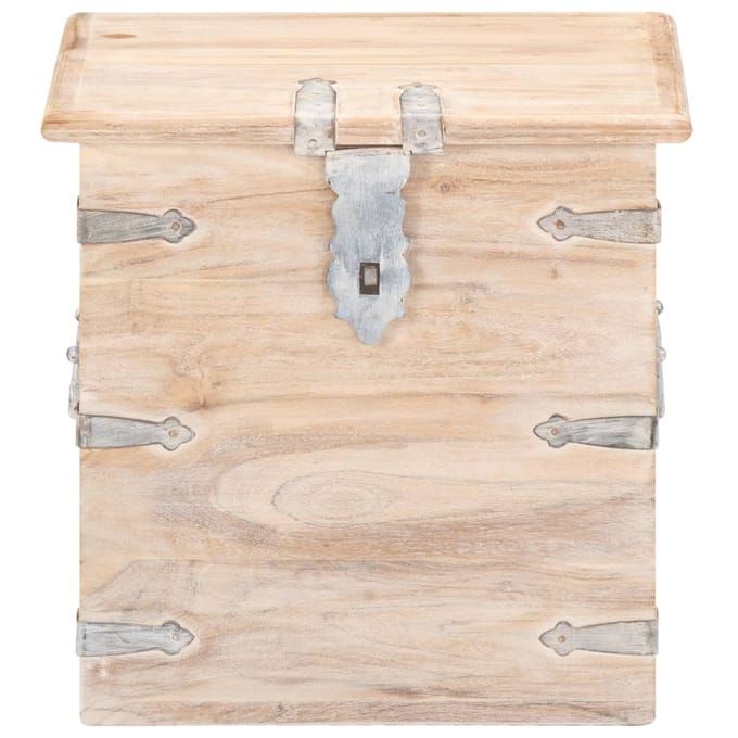 vidaXL - Opbergkist - 40x40x40 - cm - massief - acaciahout