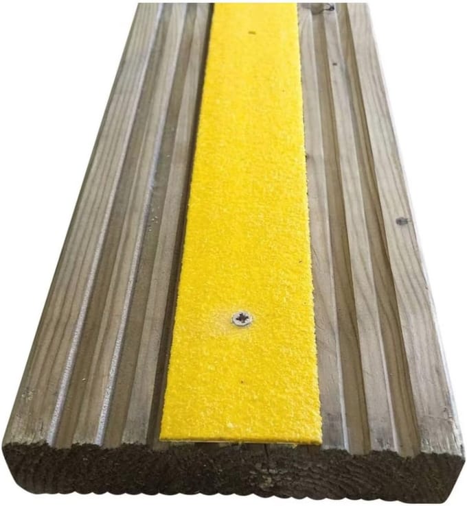 Antislip Terrasstroken - Set van 5 - 50x1200mm - Grip en Veiligheid voor Buiten