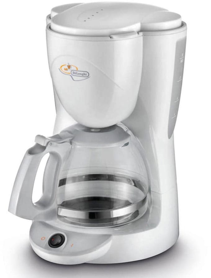 Cafetiere filtre - DELONGHI - ICM2.1 - 1000W - 10 tasses - Blanc