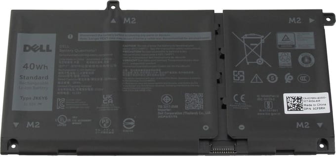 Dell CF5RH Batterij - 40Wh - (11,25V 3-cel)