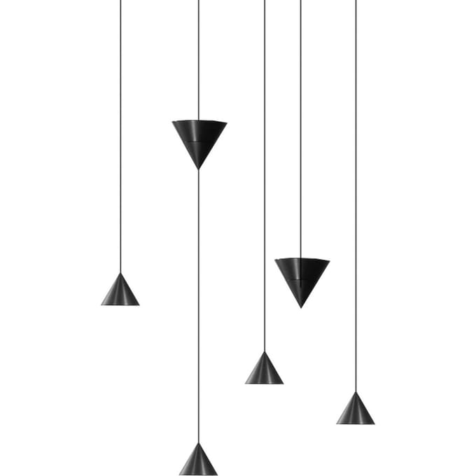 Karman Filomena LED hanglamp 6-lamps 2.700K