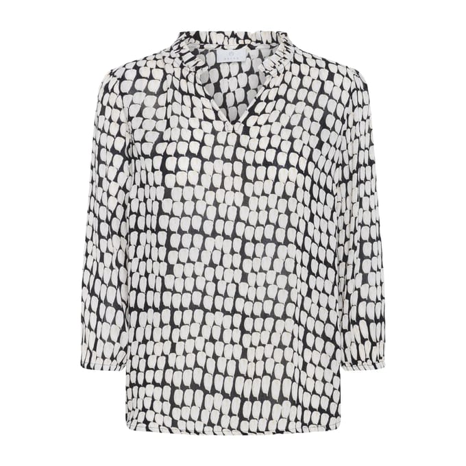 Damesblouse met 3/4 mouwen KAFFE Edita