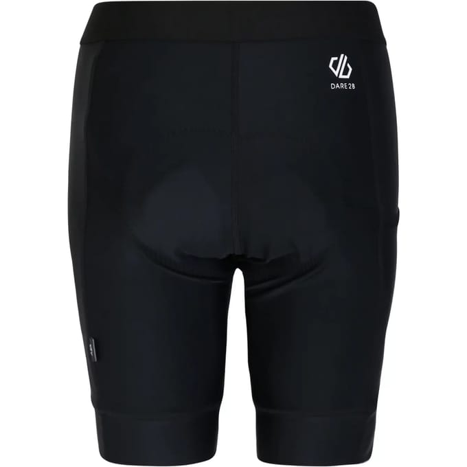 Dare2B - AEP Prompt Korte Dames Fietsbroek - Coolmax - Q-Wic - Zwart - Maat 40