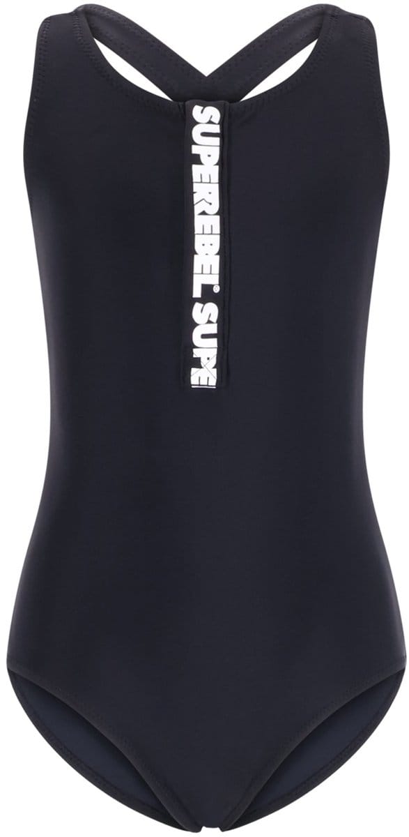 SuperRebel - Paradise bathingsuit - Black - Maat 116