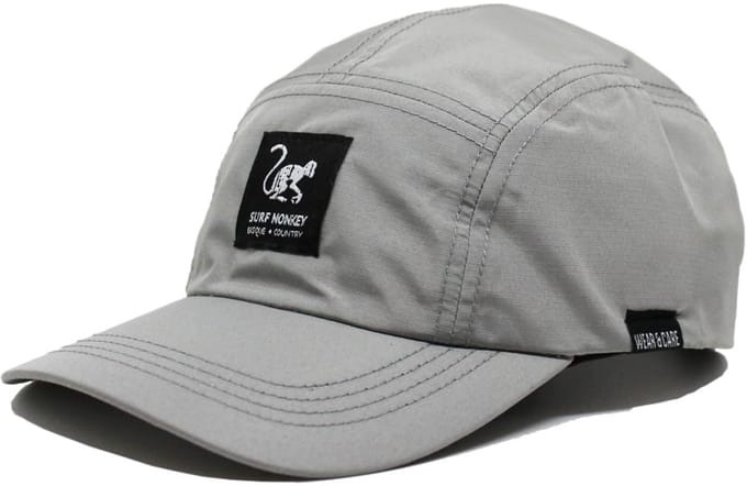 5-panel sportpet - Gerecycled polyester / Waterdicht / Fluorvrije DWR-coating (grijs)