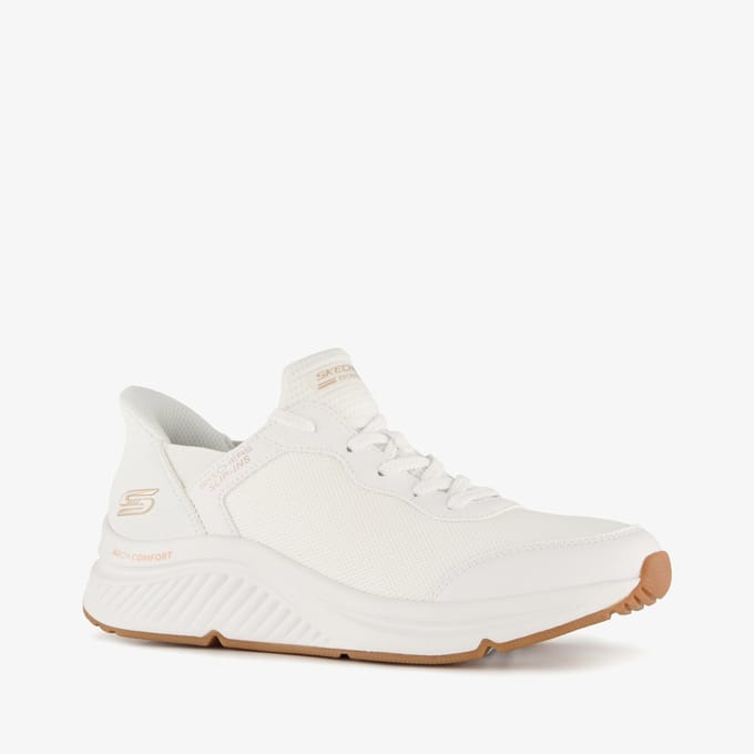 Skechers Slip-ins: BOBS Arch Comfort dames sneakers wit
