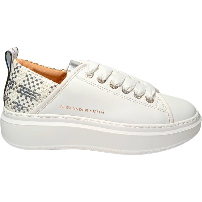 Damesschoenen Alexander Smith Wembley vrouw wit zilver