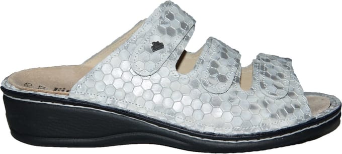 Finn Confort Pisa Wijdte H Grijs/Wit Maat: 41