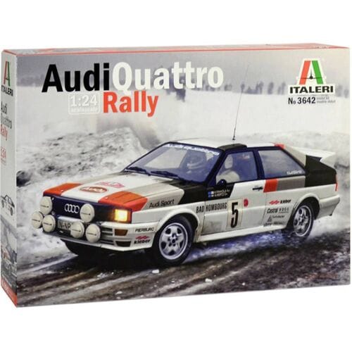 Italeri Modelbouwpakket Auto - 3642 Audi Quattro Rally Plastic - 1:24 - Modelbouw