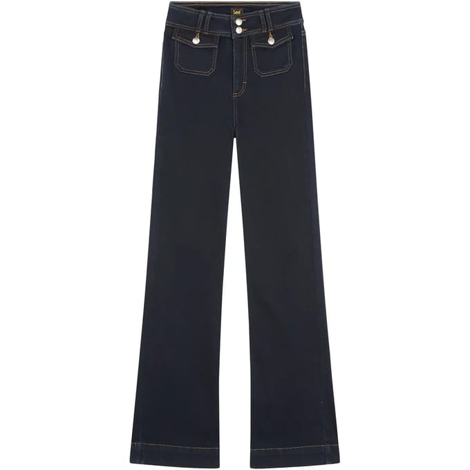 Damesjeans Lee 70S Lana Traces Of Dark Bootcut