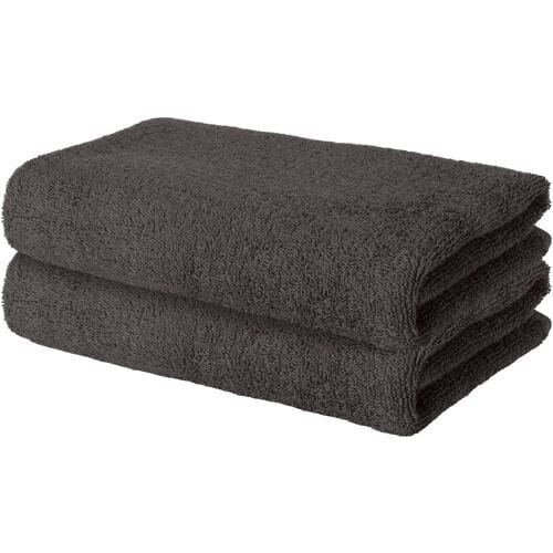 LIVARNO Set van 2 handdoeken 50 x 100 cm (Grijs)