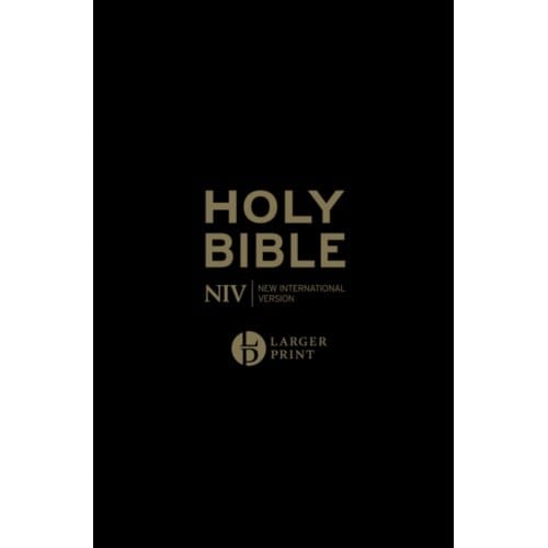 Niv Larger Print Personal Black Leather Bible - New International Version