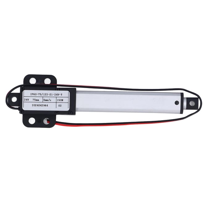 Elektrische Mini Lineaire Actuator Telescopische Kleine Bewegingsactuator 150N 75mm Slag DC24V 4mm/s voor Robot