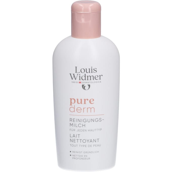 Louis Widmer Purederm Reinigingsmelk Licht Geparfumeerd 200 Melk