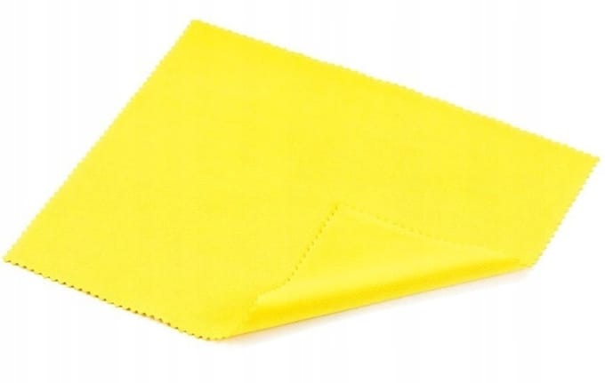 HAYNE Microvezel Doekje voor Brillen - Geel (18x15 cm)
