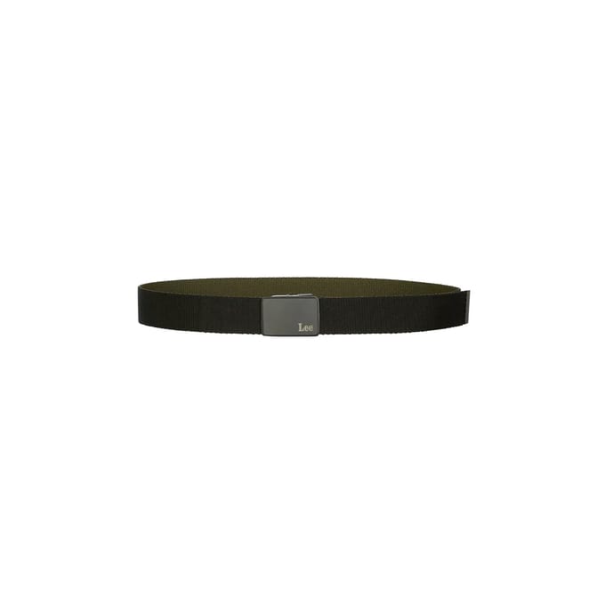 Lee Reversible Webbing Riem Groen 85 cm Man