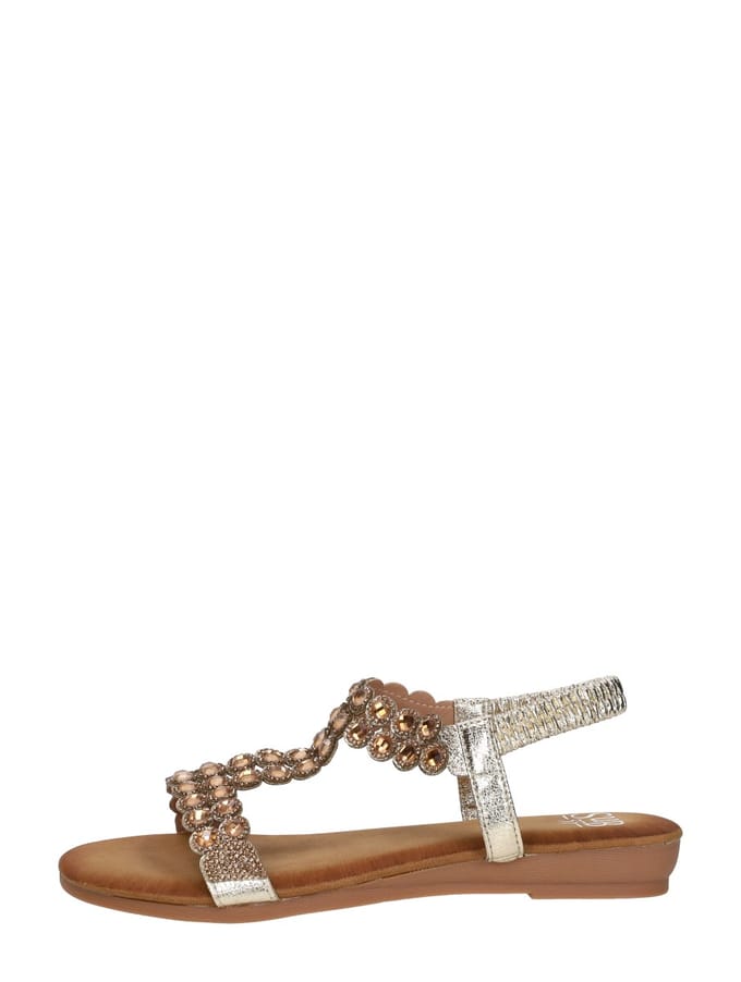 SUB55 Sandalen Plat Sandalen Plat - Taupe - Maat 43