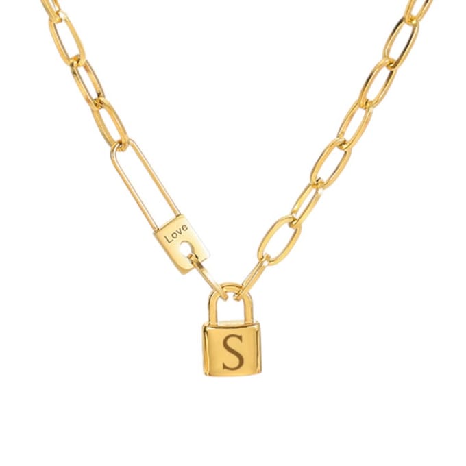 Initiaal Schakelketting Slotje