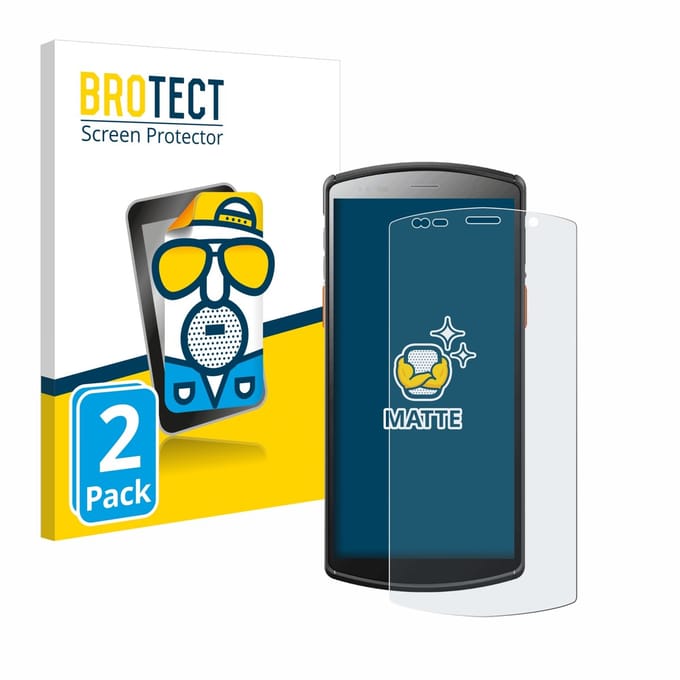 BROTECT - Screenprotector voor Urovo DT50 5,7" - Folie Beschermfolie matte 2 Stuks