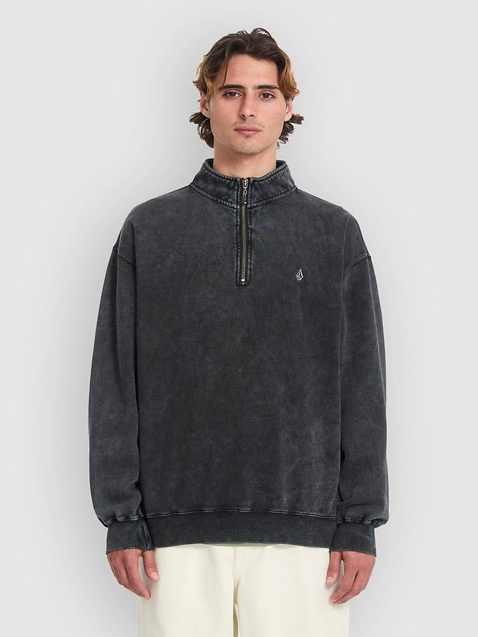Volcom Single Stone Half-Zip Sweater zwart