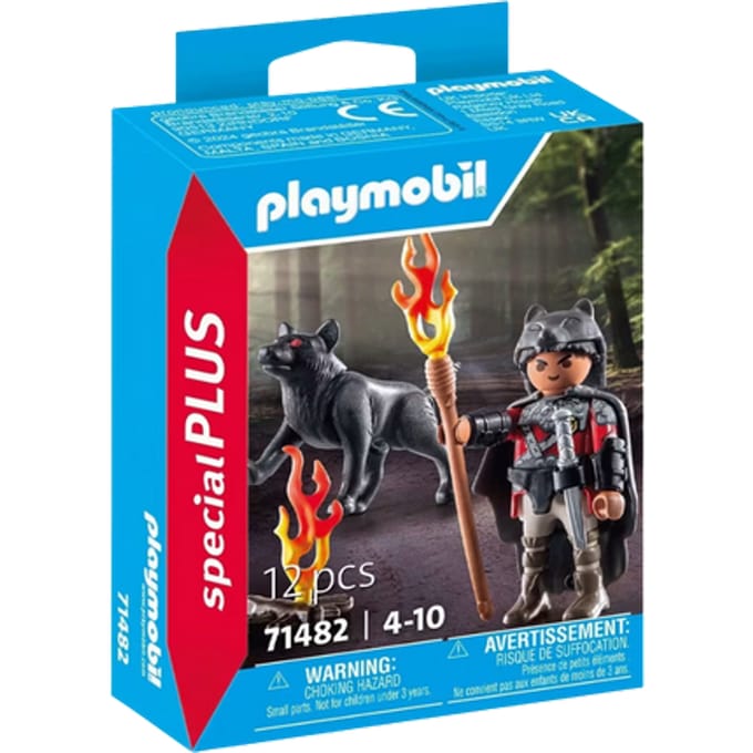 Playmobil Special Plus Krijger met Wolf Speelset