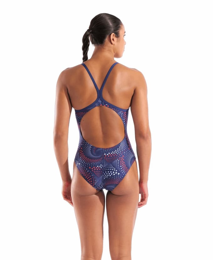 Dames zwempak uit 1 stuk Arena Fireflow Lightdrop Back