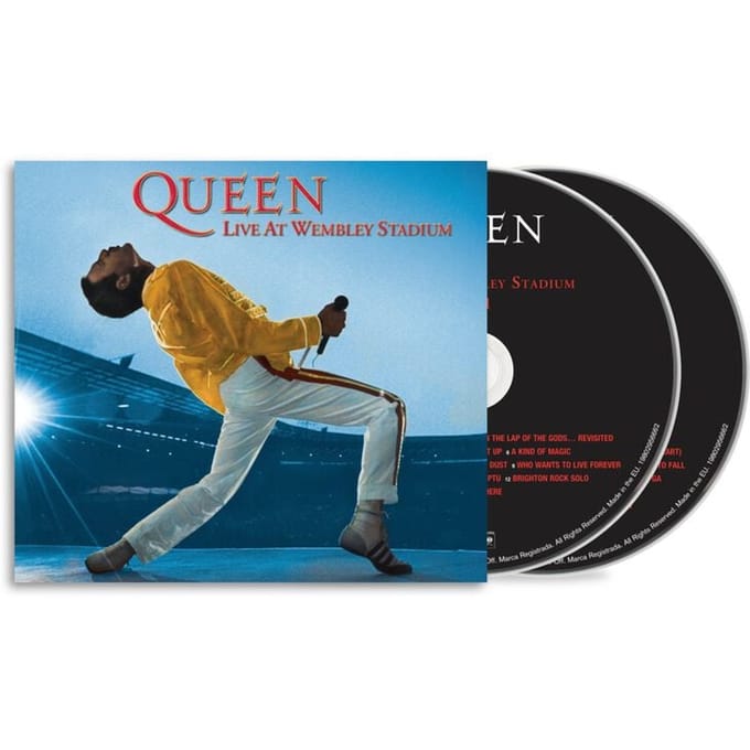 Queen CD - Live at Wembley Stadium 1986 - voor Geen - standaard
