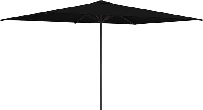 vidaXL - Tuinparasol - Rechthoekig - 2 - x - 3 - m - Polyester - Zwart