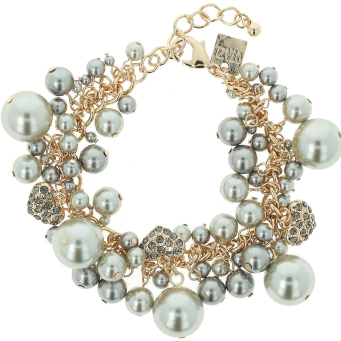 OTAZU Ultimate Pearl Bracelet Grey Taglia: OS | Braccialetti Outlet | Donna | Bianco