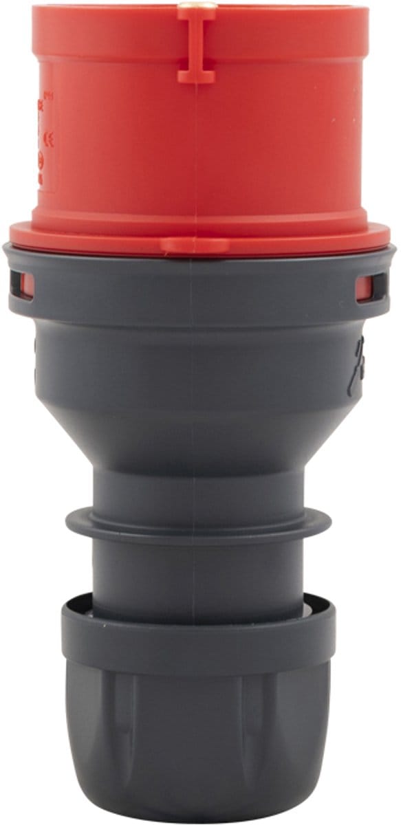 ABL CEE stekker 16A 5-polig 6H 400V IP44 - Camping stekker - Rood