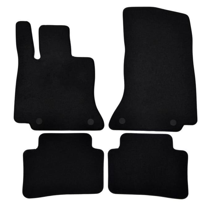 Vloermatten - Mercedes - C W206 S206 - 4 stuks - Antislip - Waterdicht velours