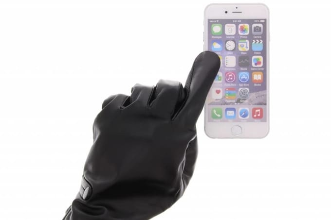 imoshion Echt lederen touchscreen handschoenen egaal - Maat L