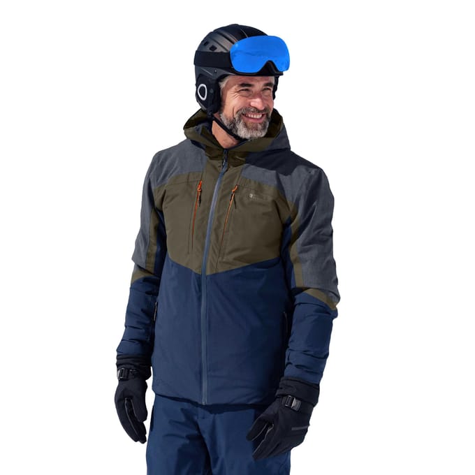 Mountain Warehouse Heren Anton Waterdichte Ski jas (Kaki Groen)